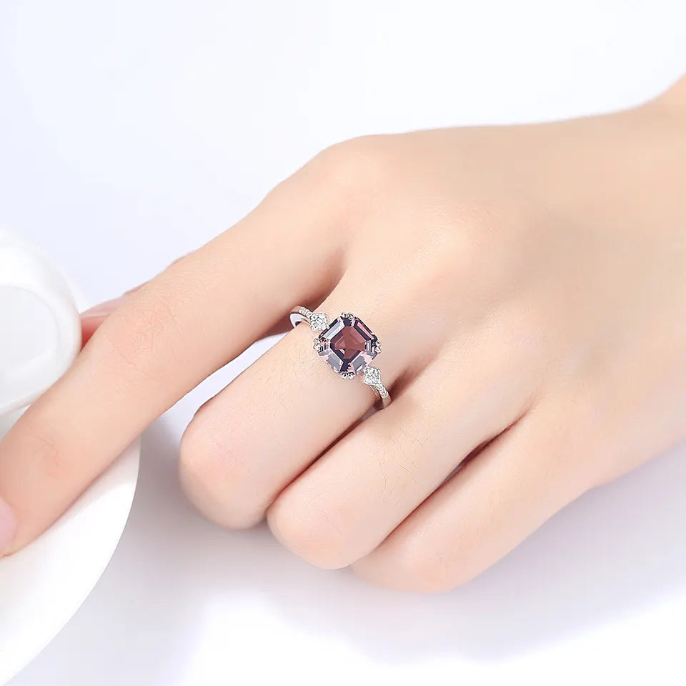 2021 Smoke end White Color Top Quality Diamond Gemstone.  Women 925 Sterling Silver Jewelry Set